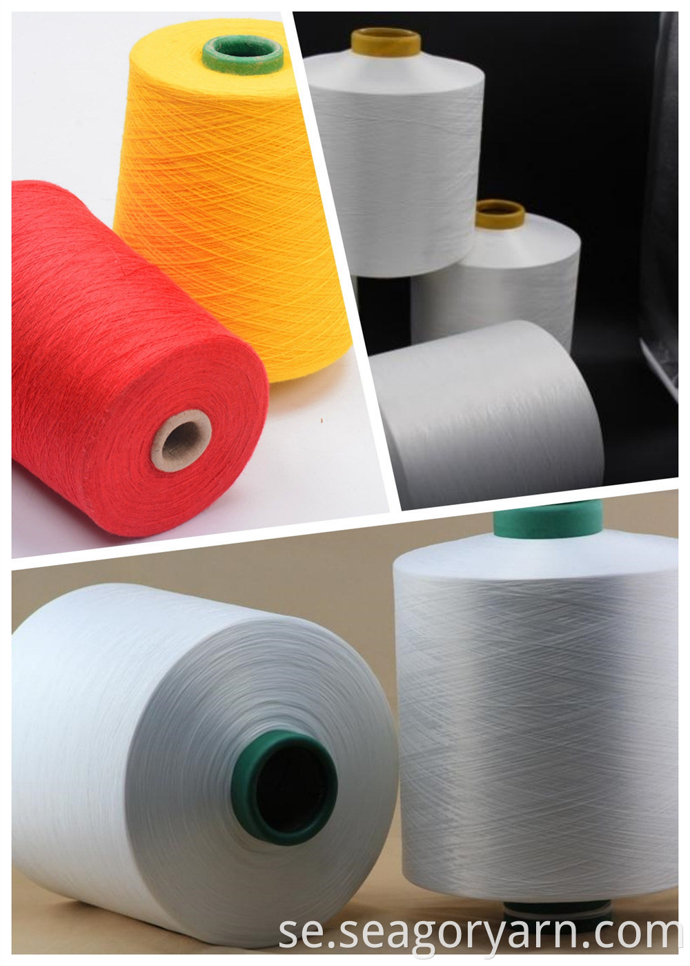 100% polyester filament sewing thread